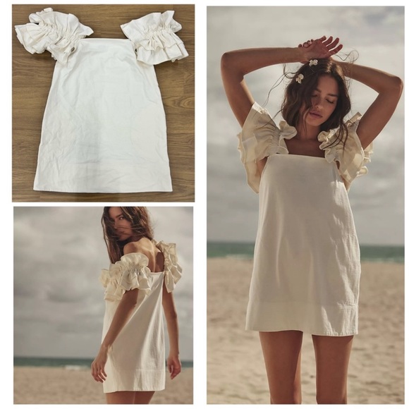 Free People | Dresses | Free People Nwot Josie Mini In Snow White | Poshmark